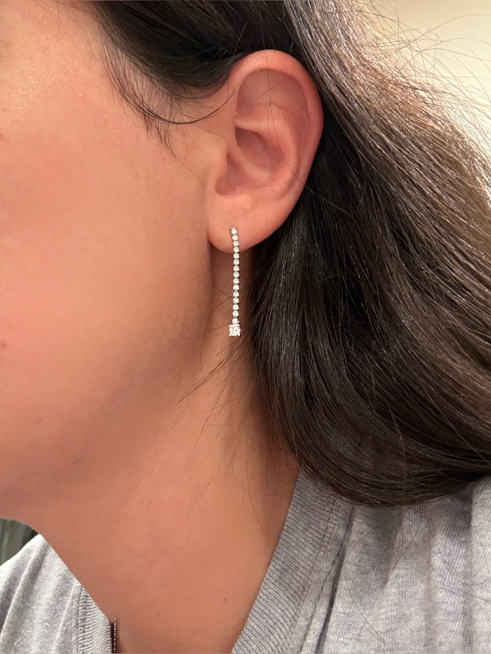 Tennis earrings